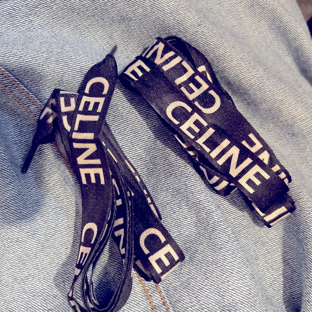 CELINE- replacement shoe laces and/or hoodie drawstring as well